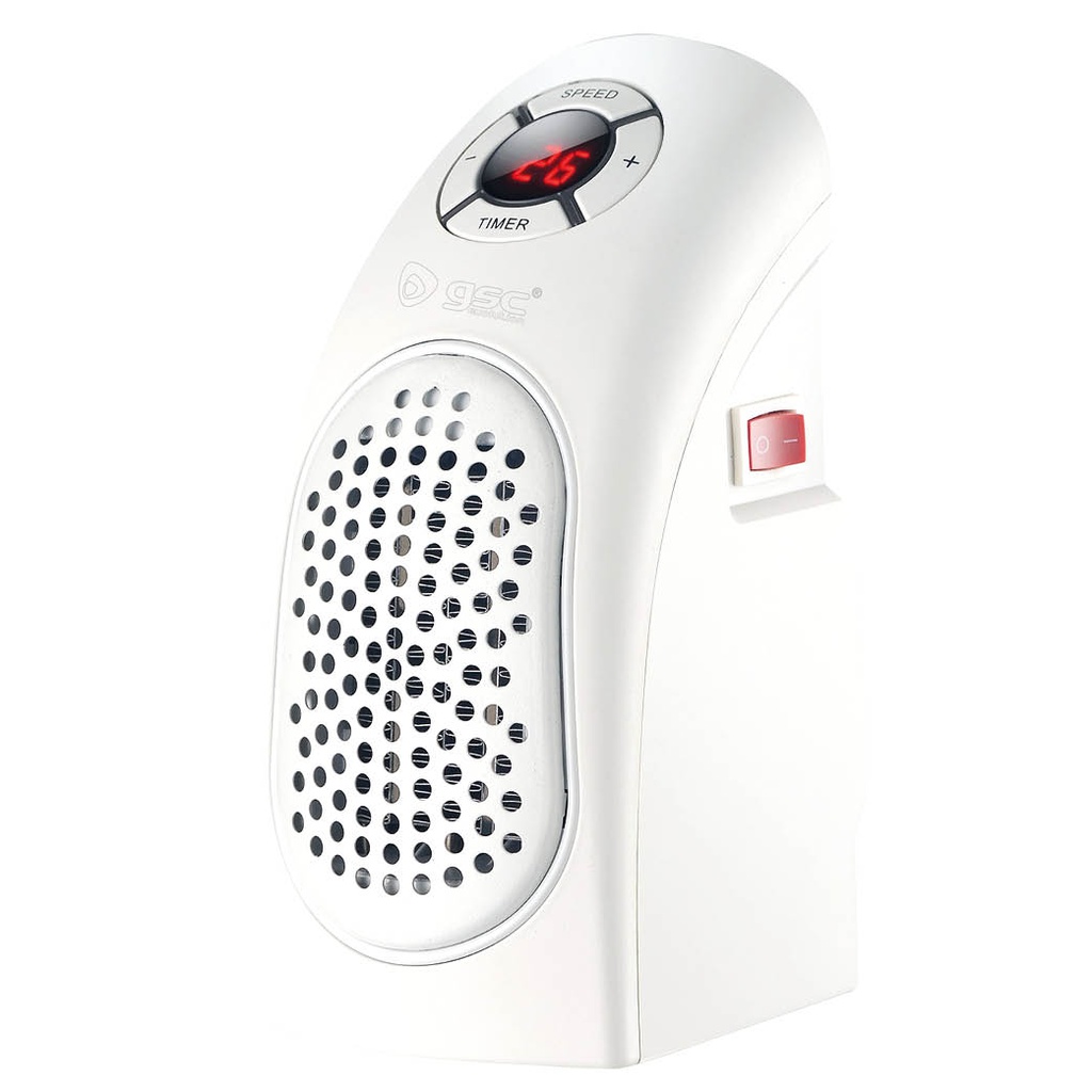 Mini chauffage sans fil Bardei Max. 400W Blanc