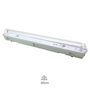 Réglette étanche pour tube LED T8 60cm