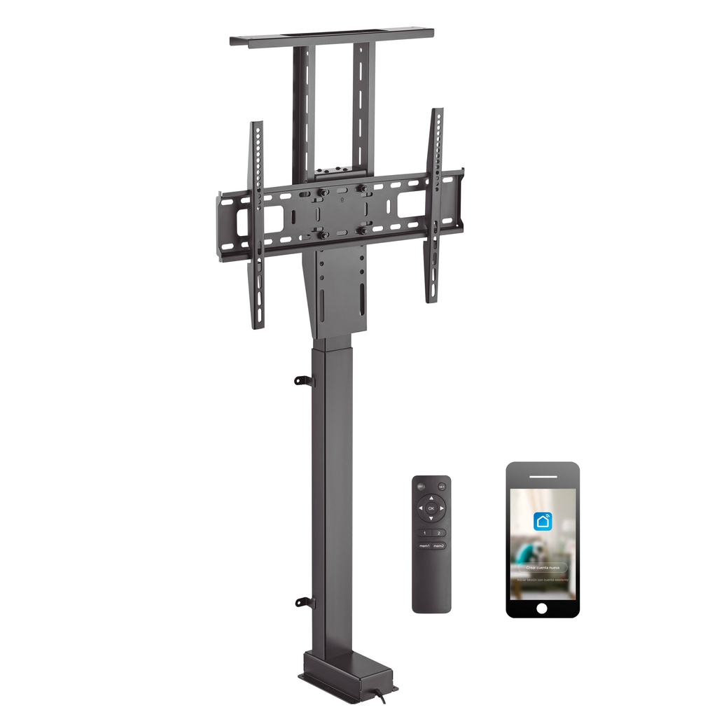 37" - 80" motorized TV lift stand Wifi