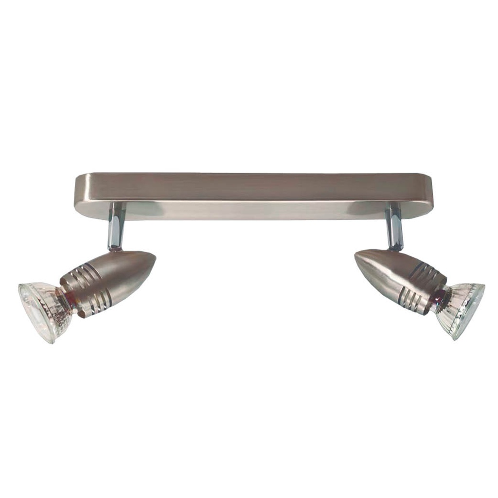 Kegla series double linear spotlights GU10 nickel