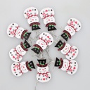 1,35M LED garland with snowmen Warm White