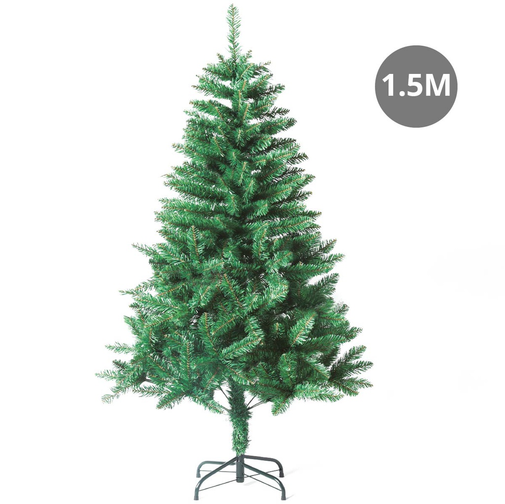 Árbol de navidad artificial Kelo 1,5M 400 ramas Verde