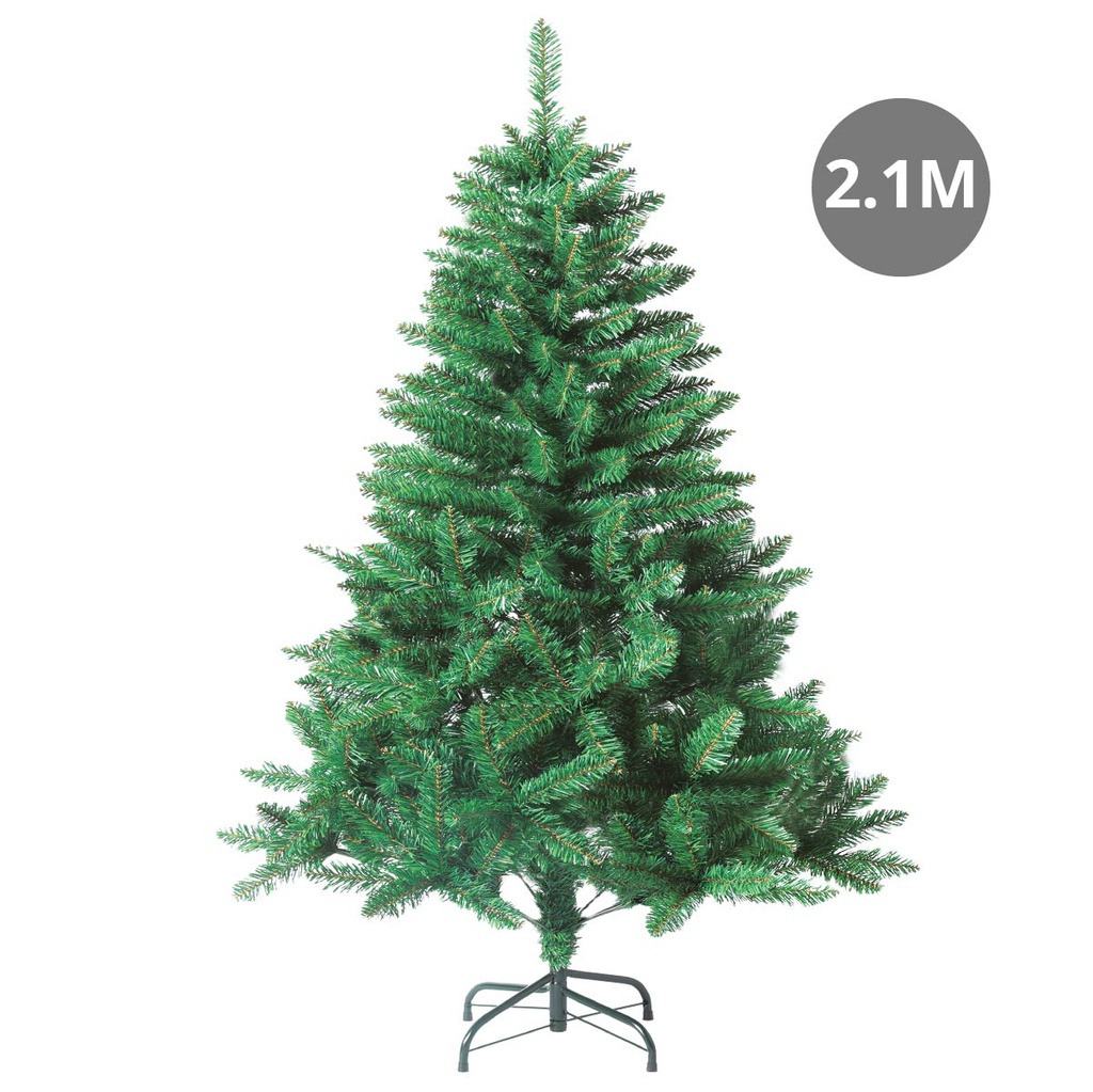 Árbol de navidad artificial Kelo 2,1M 1000 ramas Verde