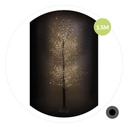 Árbol decorativo LED Sirka 1,5M Negro