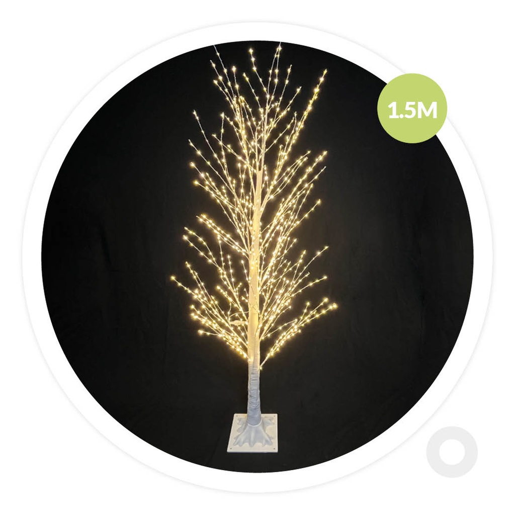 Arbre décoratif LED Sirka 1,5M Blanc