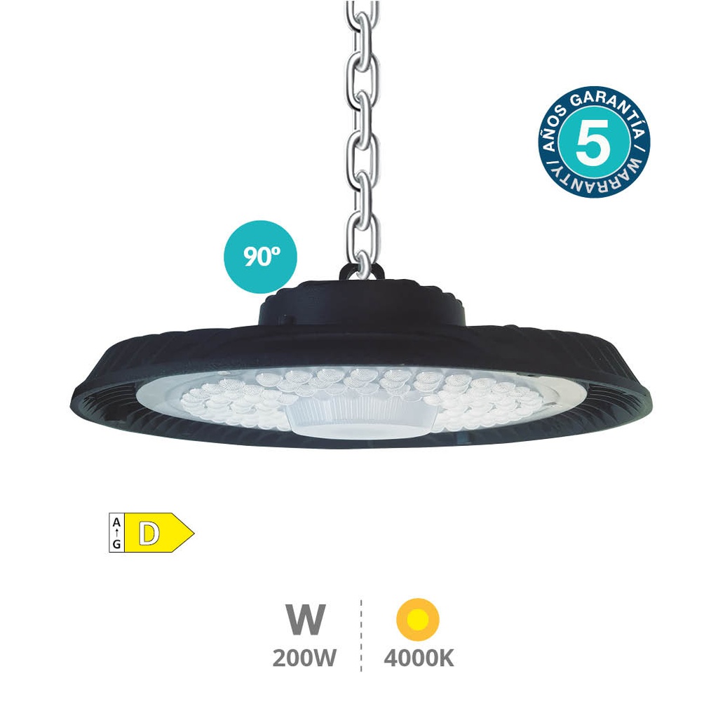 Titas LED Highbay 200W 90º 4000K IP65