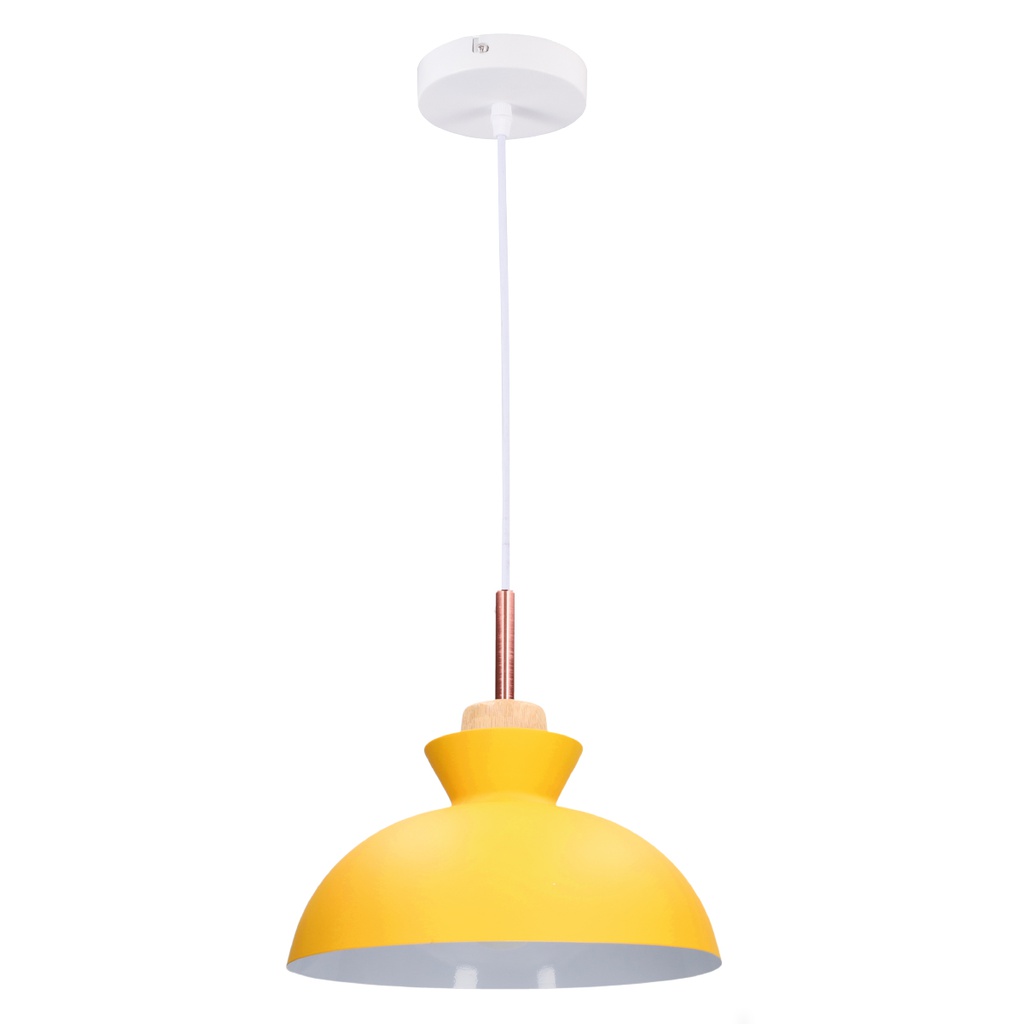 Lámpara de techo colgante Serie Sompara E27 Ø280mm Amarillo