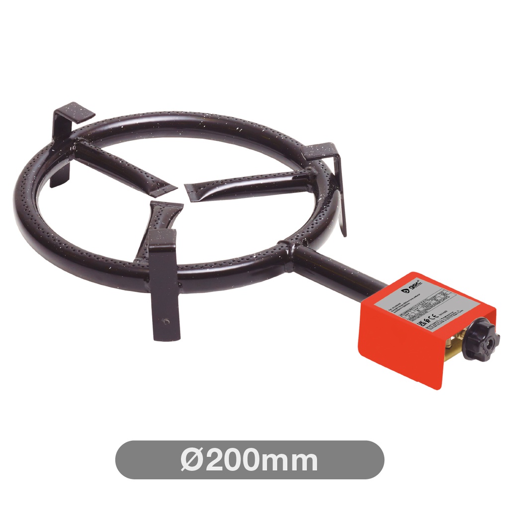 Ø200mm gas burner for Ø260mm to Ø360mm paellas