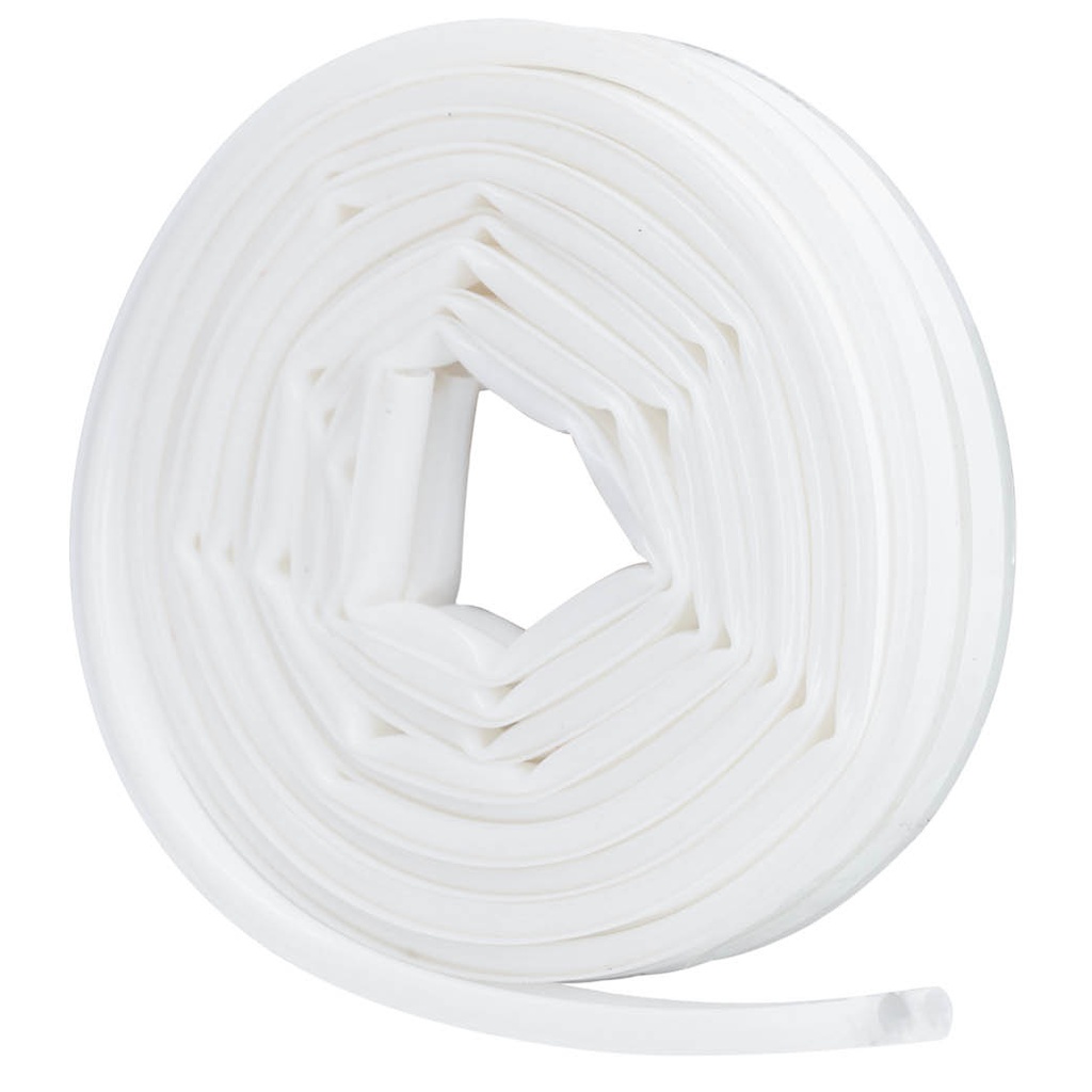 Bourrelet adhésif silicone 9 mm 6 M Blanc