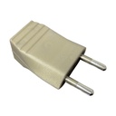 Two pole plug 4mm Gold