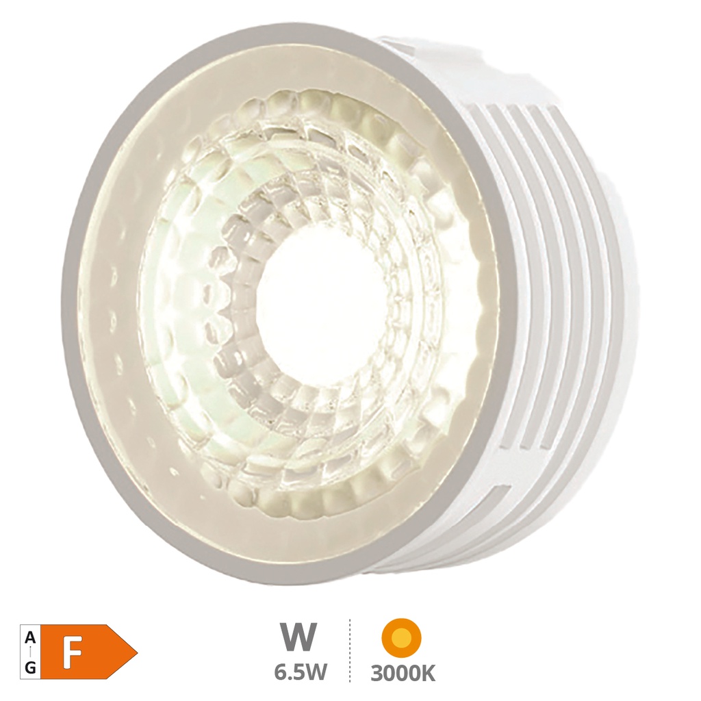 Módulo LED plano Serie Lúbia para focos y aros empotrables 60º 6,5W 3000K