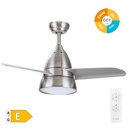 Kidau 36' ceiling fan with remote control CCT 3 blades Nickel