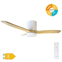 Matipa 42' ceiling fan with remote control CCT dimable 3 blades White