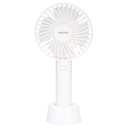 Mini ventilador de mão portátil Balu USB recarregável Branco