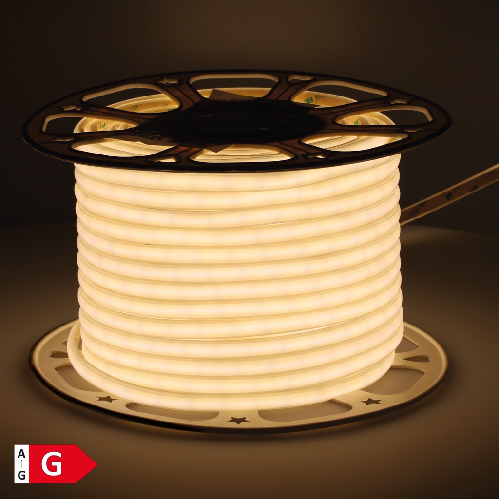 50M 12W/M LED strip 4000-4500K IP60 230V