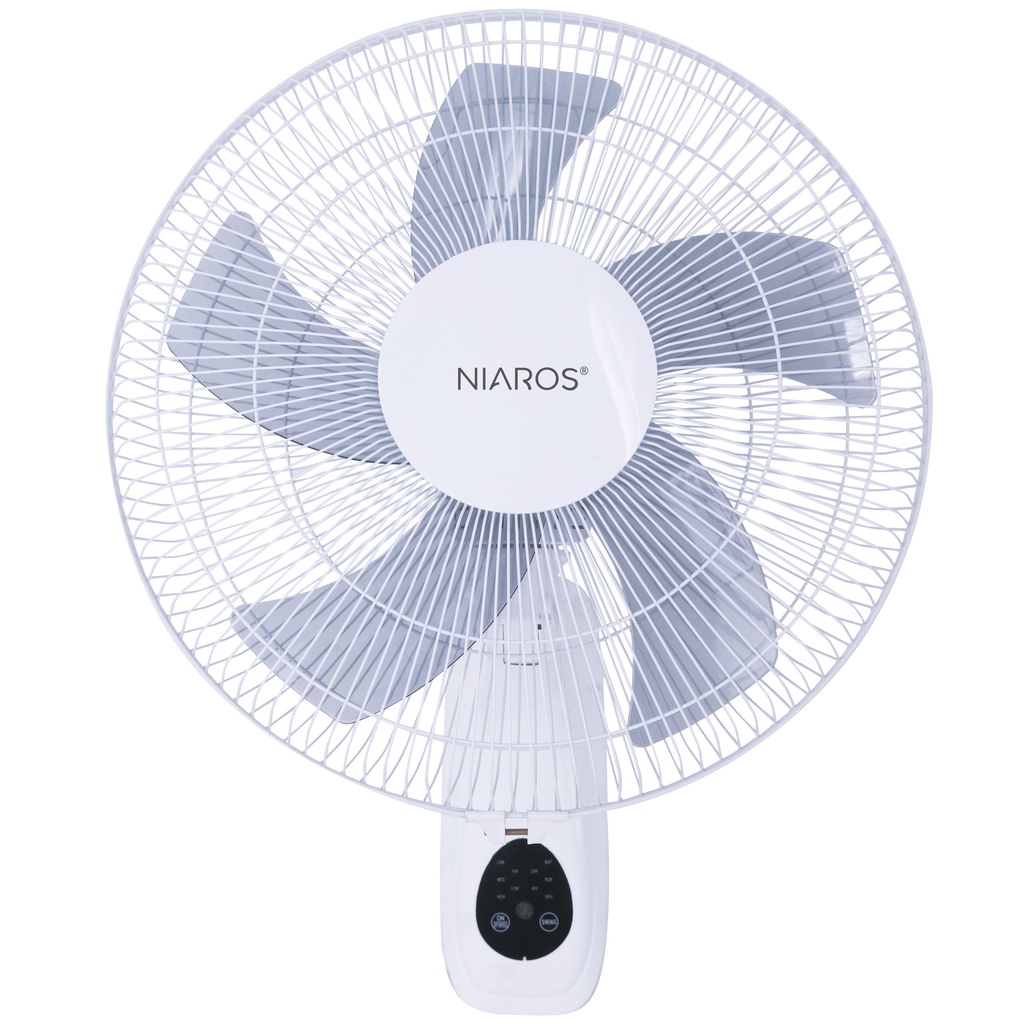  Barsi Wall fan 43cm 5 blades Ø 50W, White