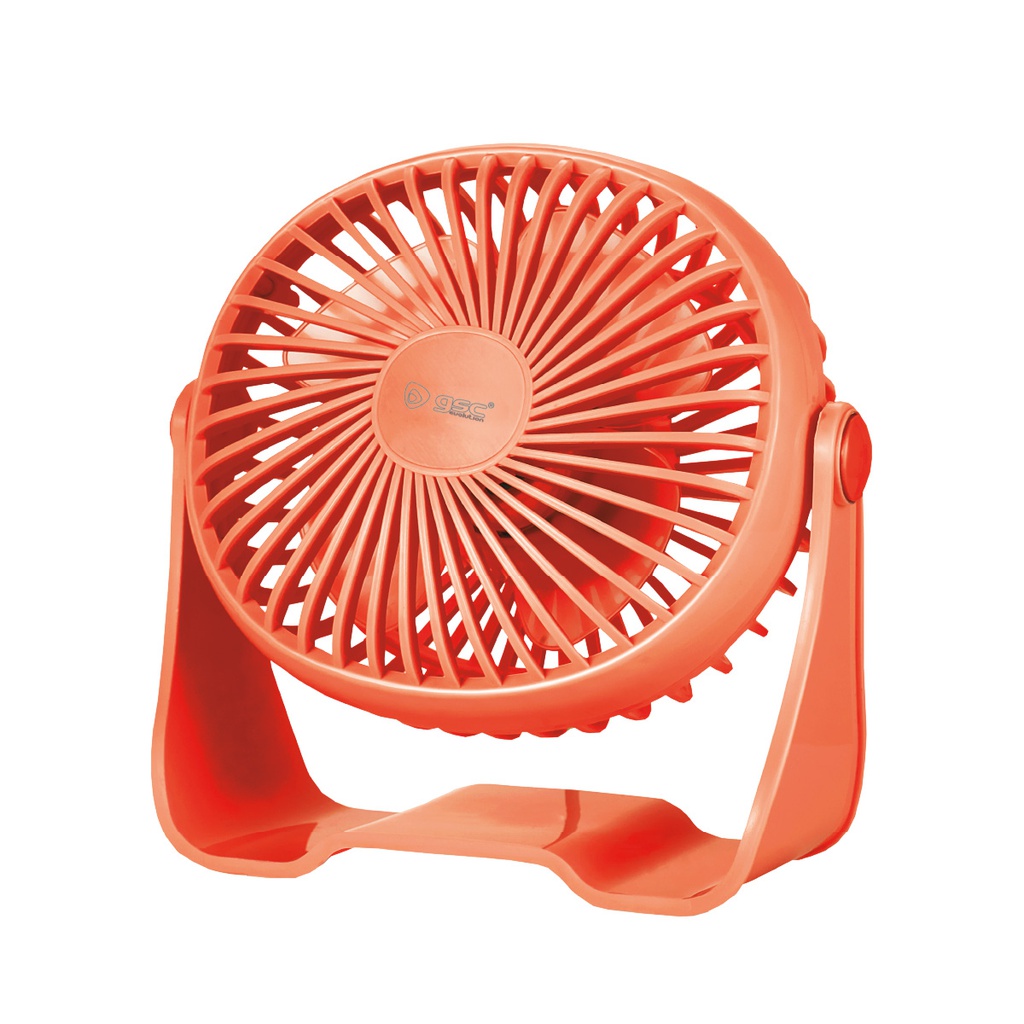  Belice Mini table fan USB 3W  Light Red