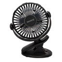  Fune Mini clip fan USB 3W  Black