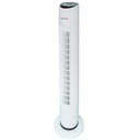 Ventilador de torre Nandi com controlo remoto 45W Branco