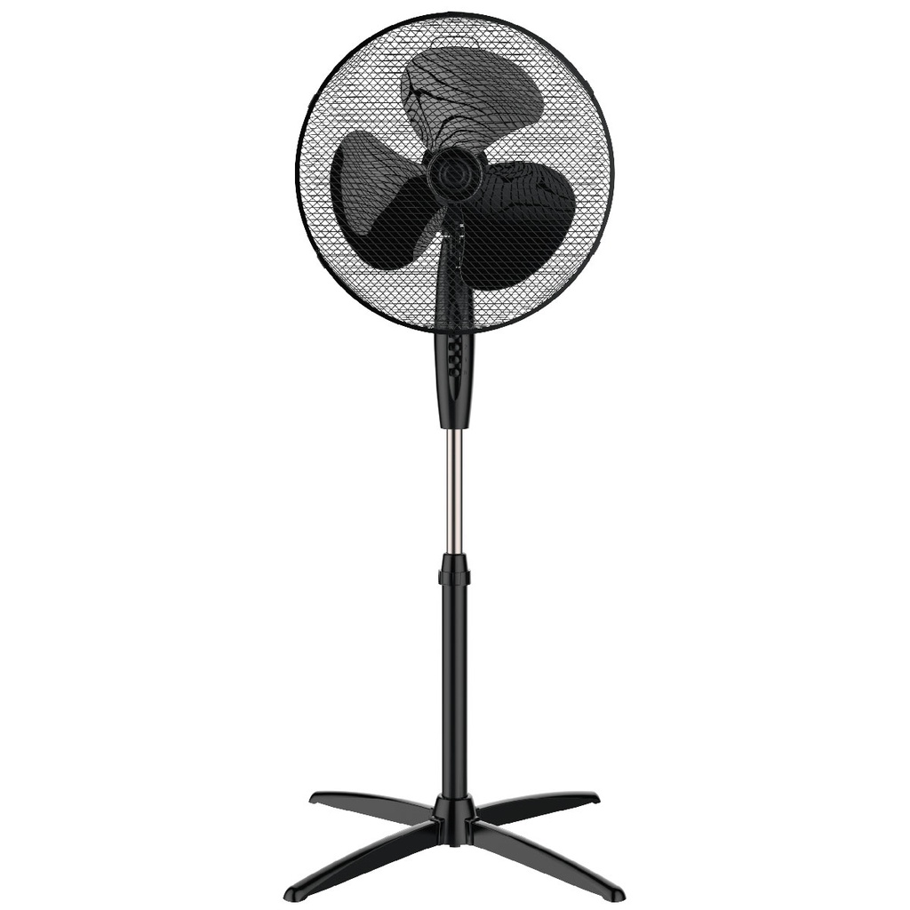 Ventilador de pie Nametil Ø43cm 45W Negro