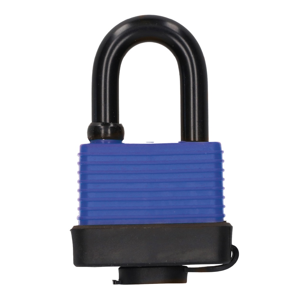 Exterior padlock short neck steel 50mm 2 keys - BOX OF 12