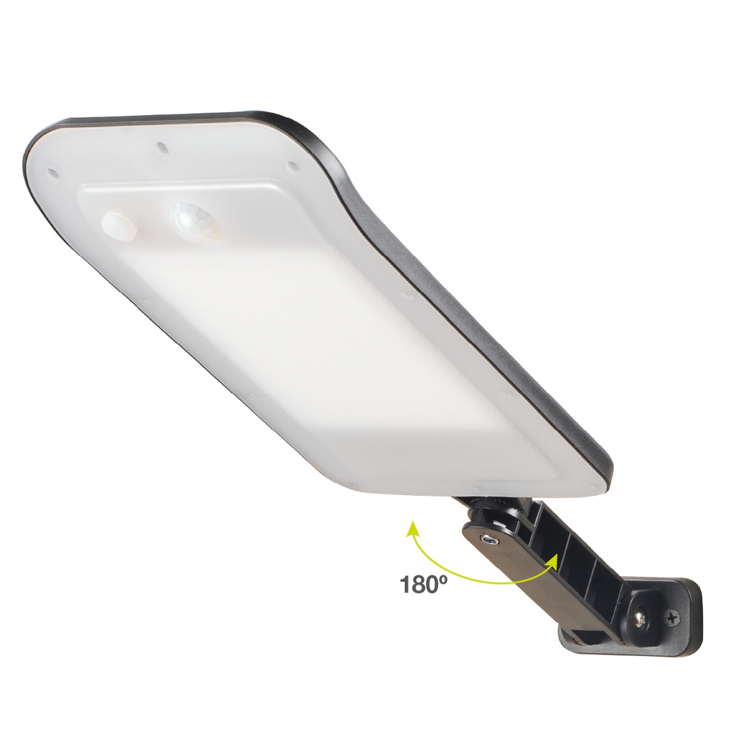 Applique solaire LED avec détecteur 14 W 6500K Noire