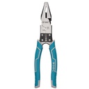 Universal profesional pliers 215mm with wire stripper and crimping tool