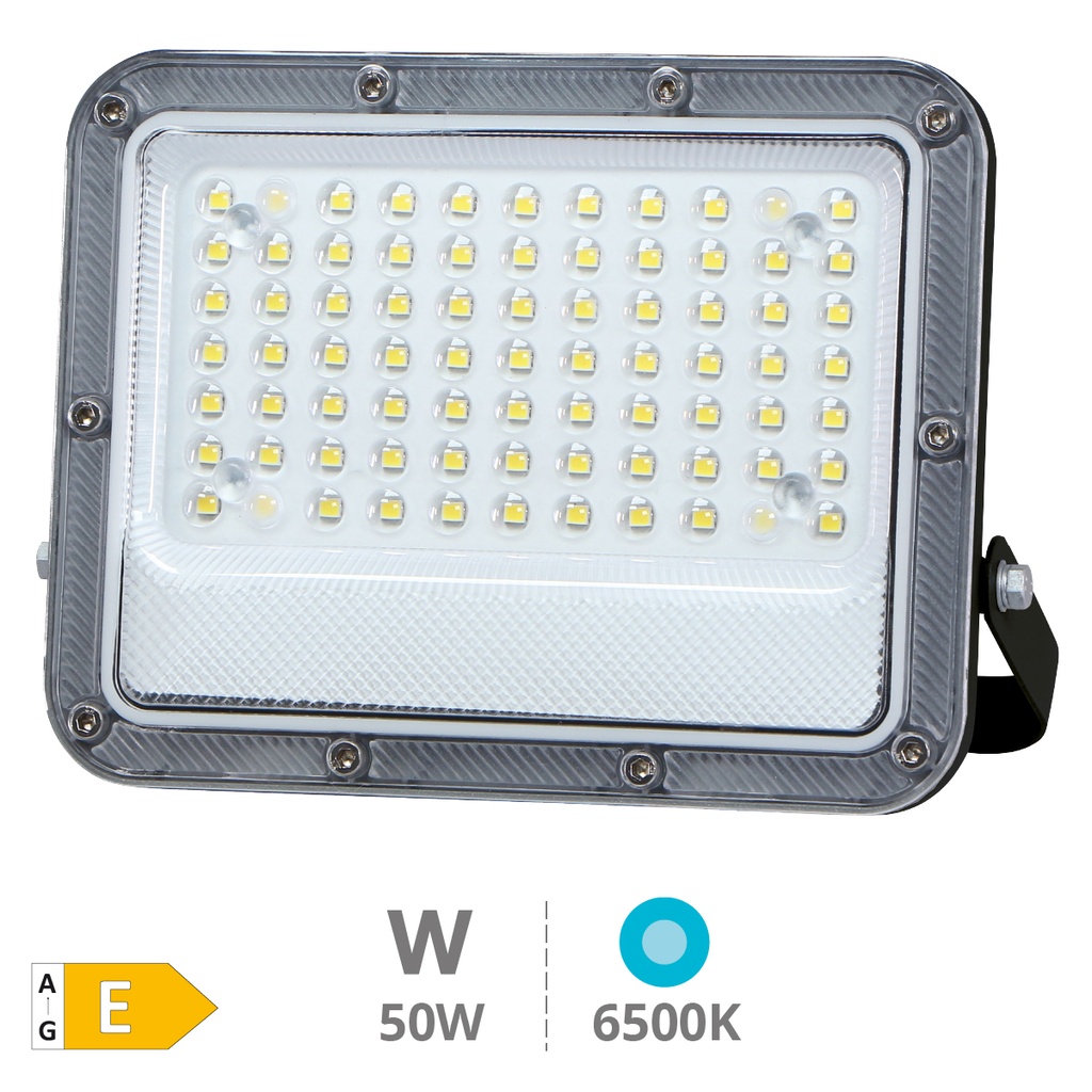 Belinta Projecteur aluminium LED 50W 6500K IP65 noir