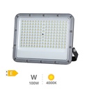 Belinta Aluminum LED floodlight 100W 4000K IP65 Black