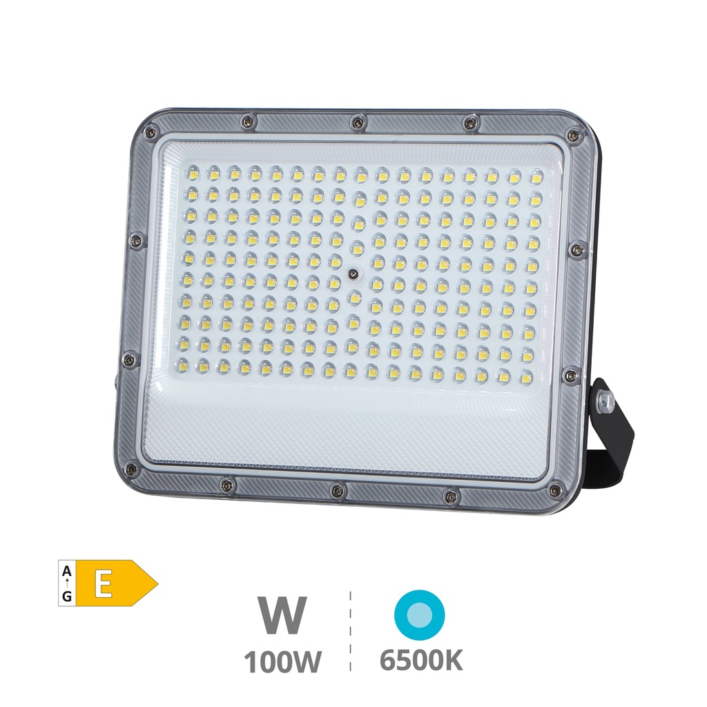 Belinta Projecteur aluminium LED 100W 6500K IP65 noir