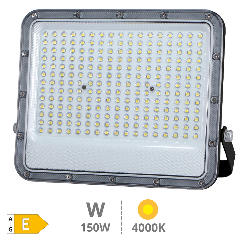 Belinta Projecteur aluminium LED 150W 4000K IP65 noir