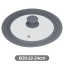 Universal pan lid  20/22/24 cm 