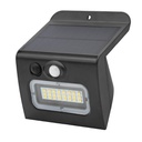 Egoda Applique solaire LED avec détecteur de mouvement et crépusculaire 3W CCT Noir