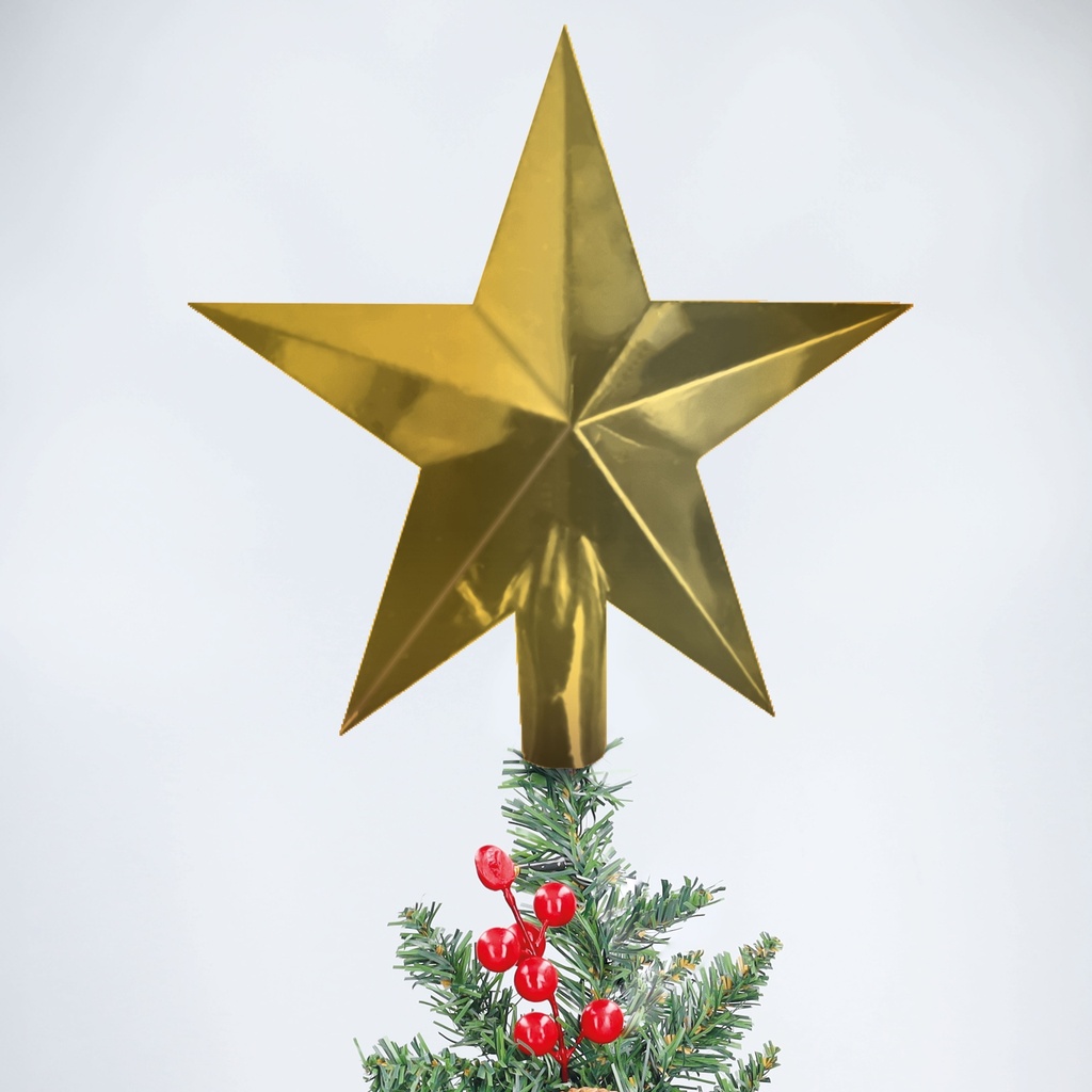 Estrella de navidad árbol Alasia Dorado