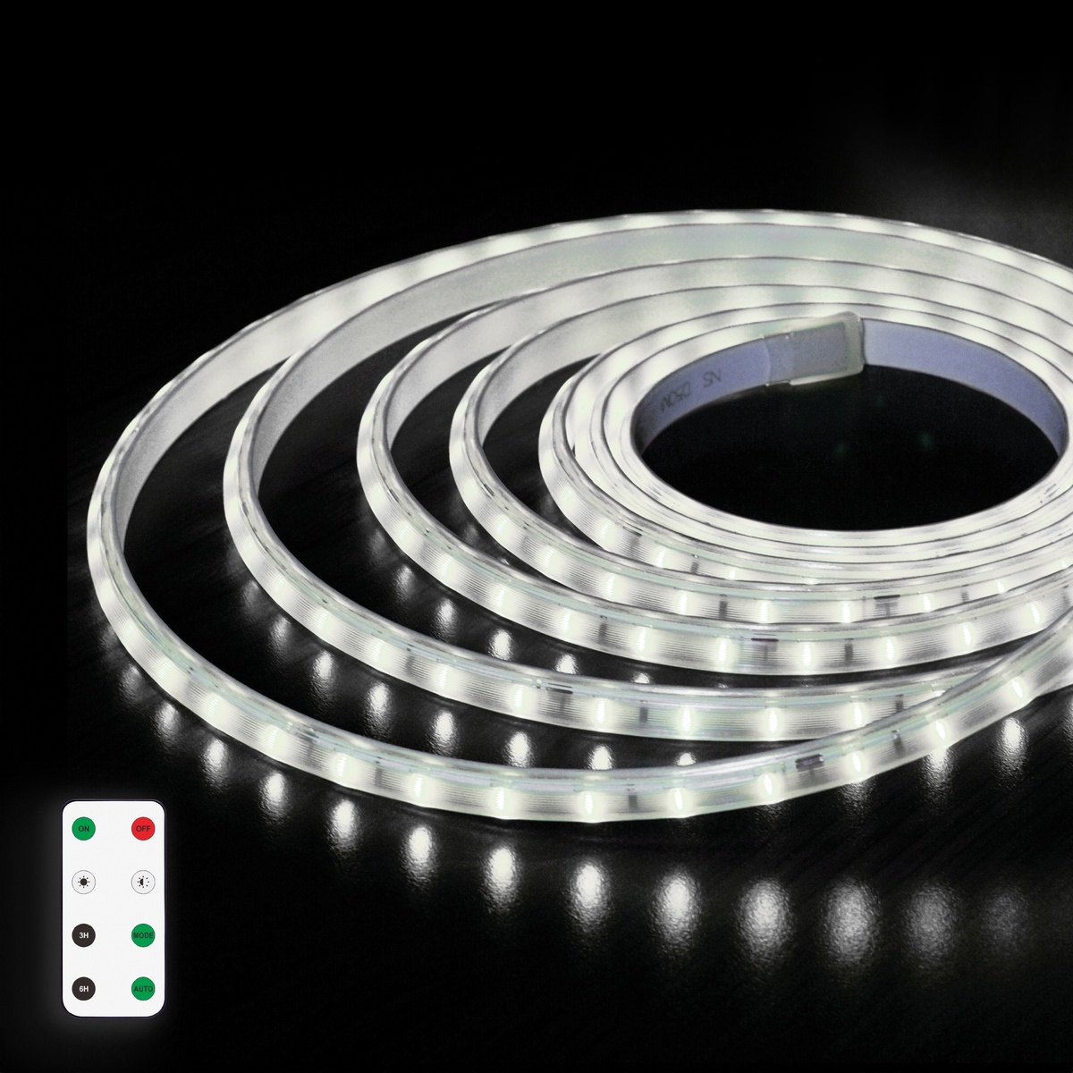 LED strip Kit 5mts 6500K 1600mAh