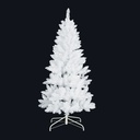 Árbol de navidad artificial blanco 1,5M 400 ramas