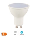 Bombilla LED dicroica 8W GU10 6000K - Libertina