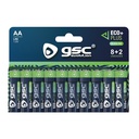 [106000055] GSC EcoPlus alkaline LR6 (AAA) Battery 10pcs/pack