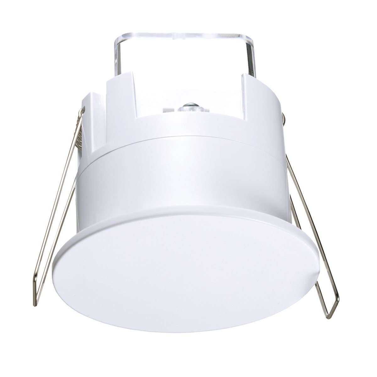 Détecteur de mouvement à encastrer de plafond blanc 360° 230V LED