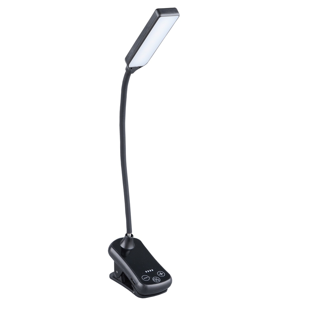 Lampe de lecture LED réglable avec pince de fixation 1600K-4000K-6000K