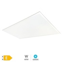 Panel empotrable LED rectangular Luena 119,5x29,5cm 40W 6000K Blanco