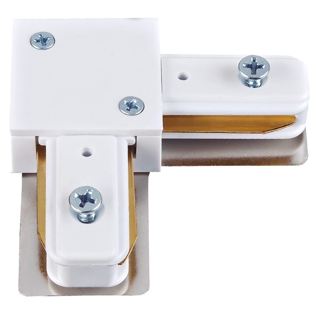 Conector L para foco monofásico Blanco