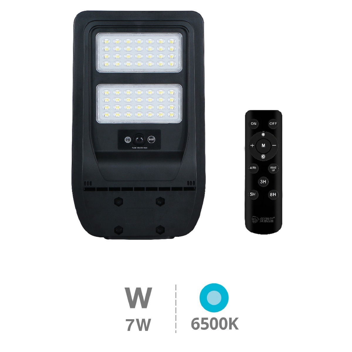 Buat Farola solar LED con sensor crepuscular y movimiento 7W 6500K IP65 