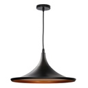 Serie Bauchi Pendant lamp 350mm black and bronze