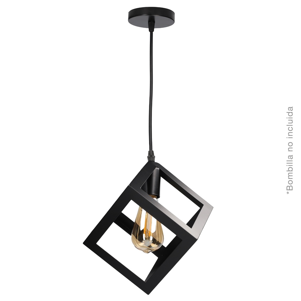 Gembu  Pendant lamp 150mm black cube