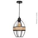 Takum Pendant lamp 150mm cage black