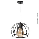 Serie Carnot Pendant lamp 190mm cage black