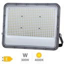 Belinta Projecteur aluminium LED 300W 4000K IP65 noir