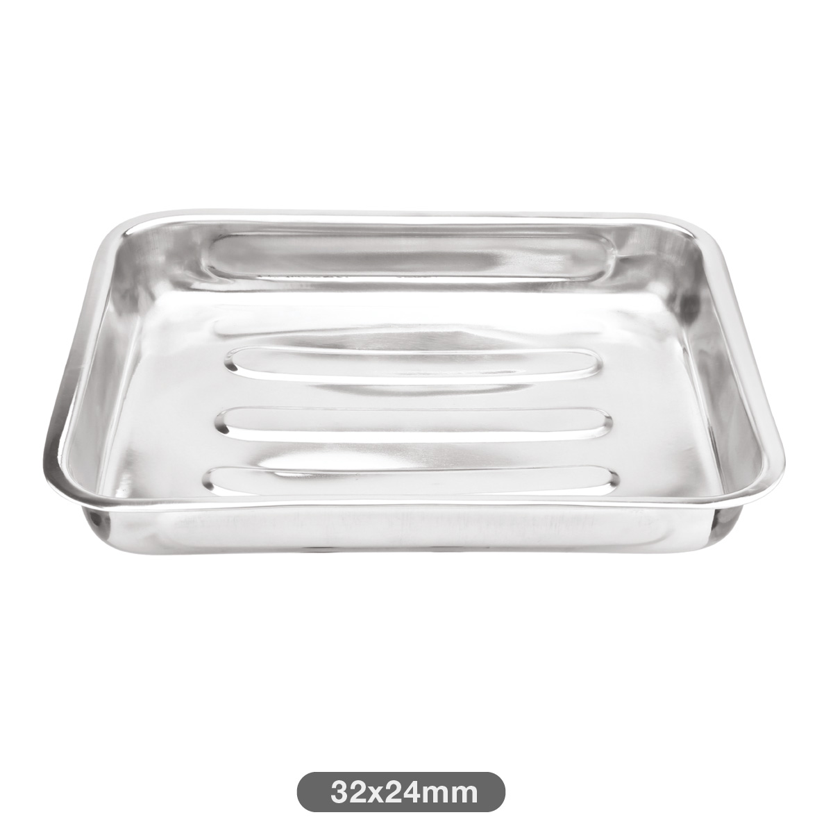 Tabuleiro forno aço inox 32x24cm