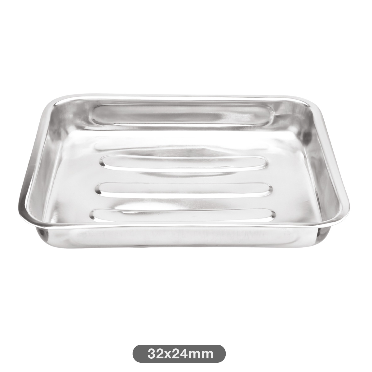 Bandeja horno acero inox 37x28cm